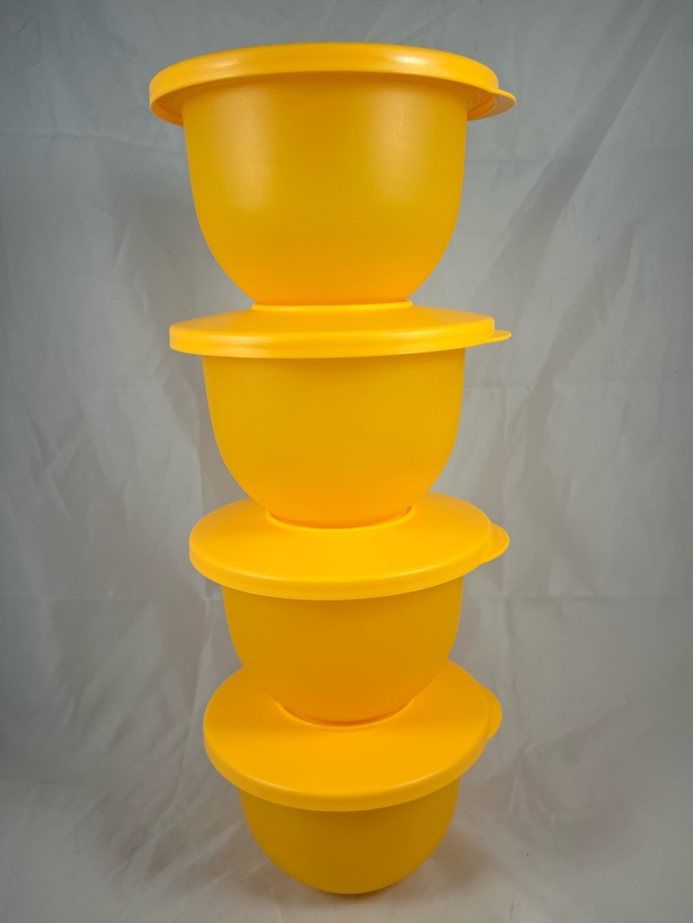 Tupperware Impressions Mini Bowls 550ml Set of 4 Mango Orange 3621B-4